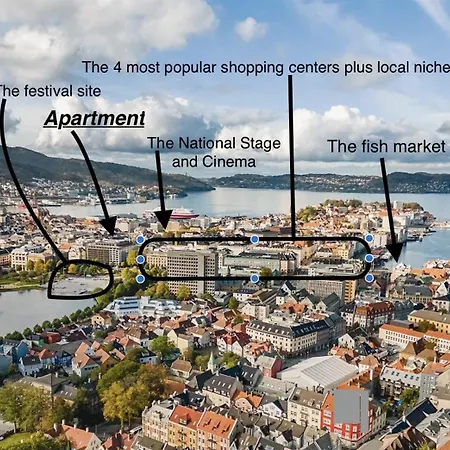 Apartment Romslig Midt I Sentrum - Komfort Med Kvalitetsenger Og Dyner